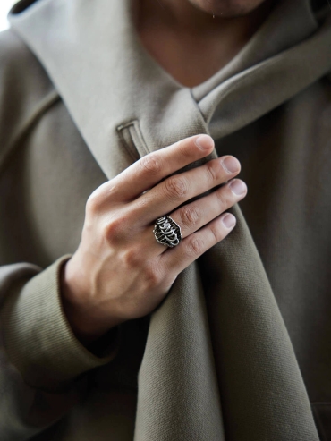 Silver Untwined Star Ring