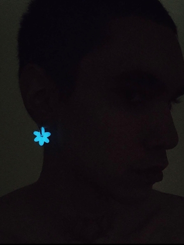Luminous Flower Earrings