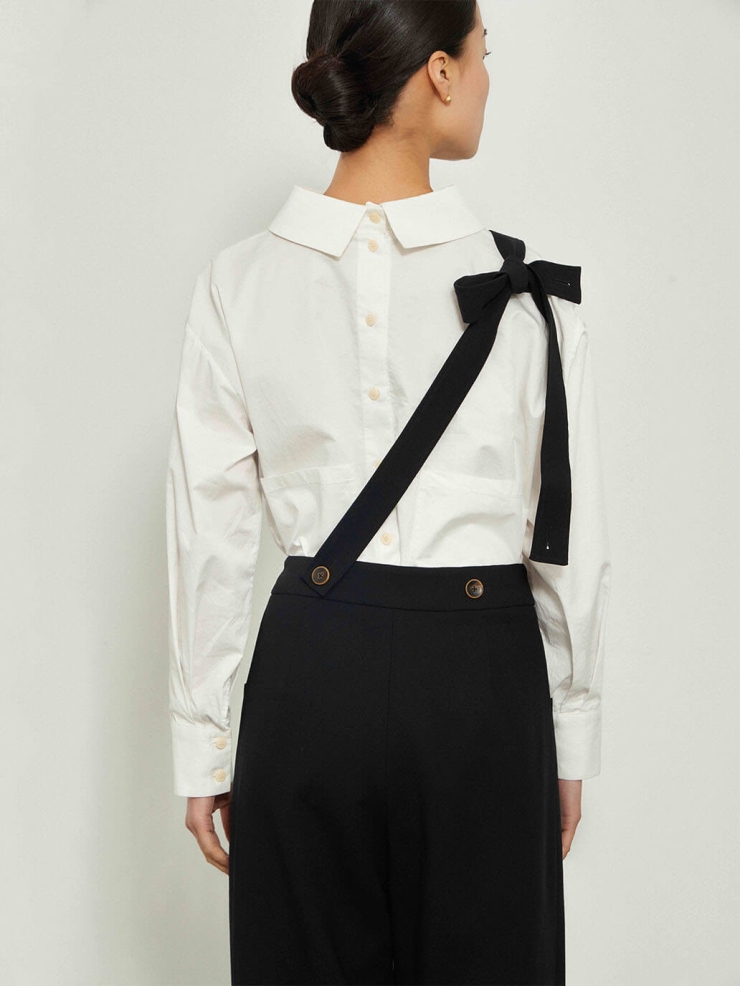 Black Suspender Trousers