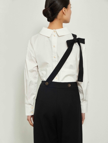 Black Suspender Trousers