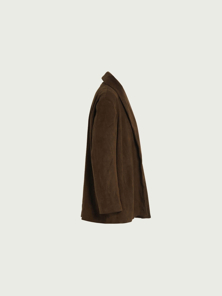 Suede Oversized Blazer