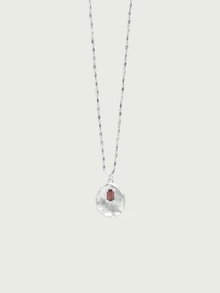 Silver Corelight Long Necklace