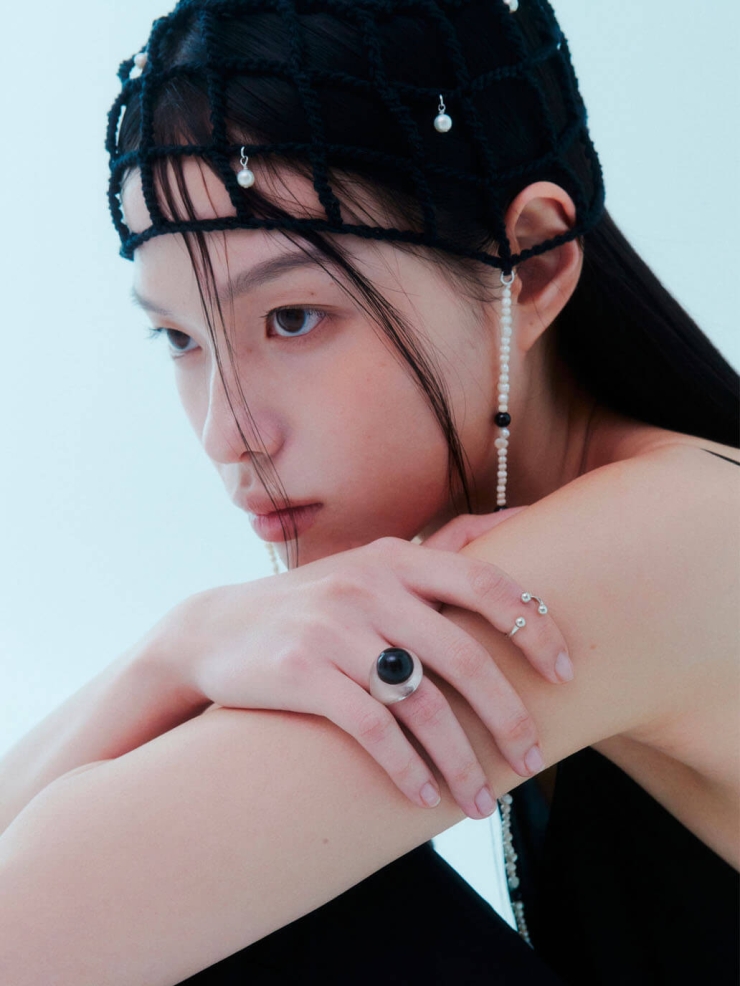 Black Frog Ring