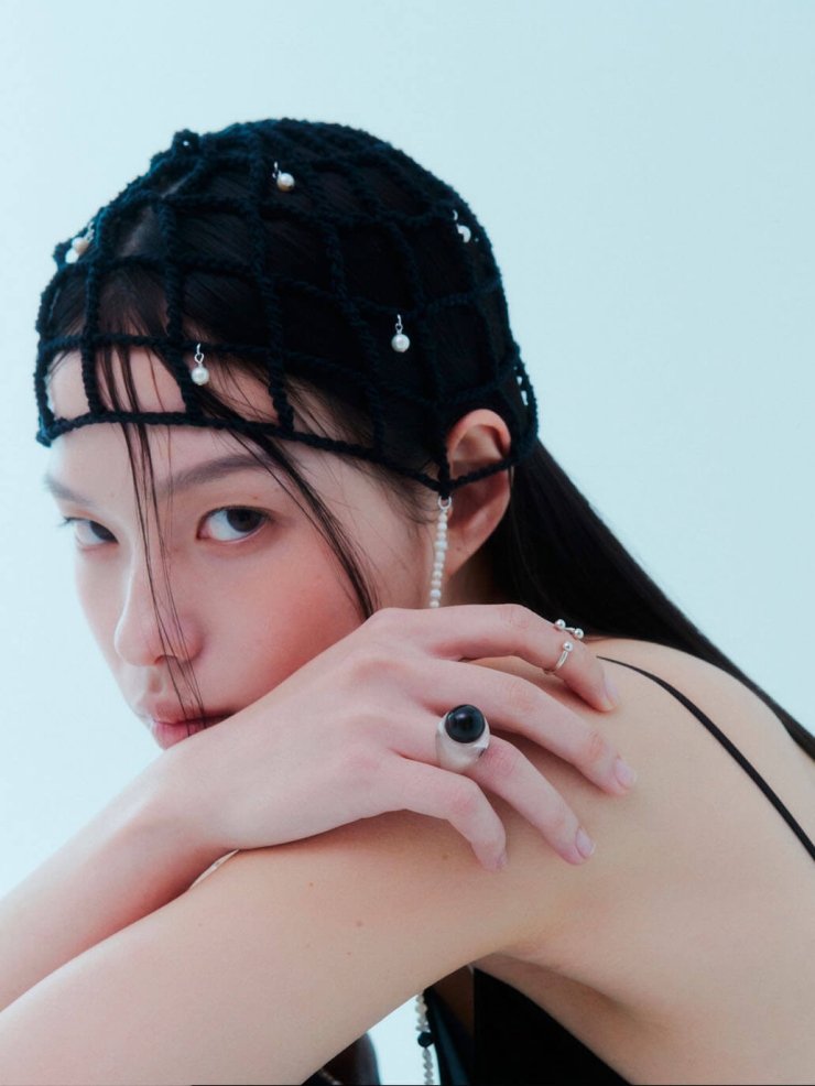 Black Frog Ring