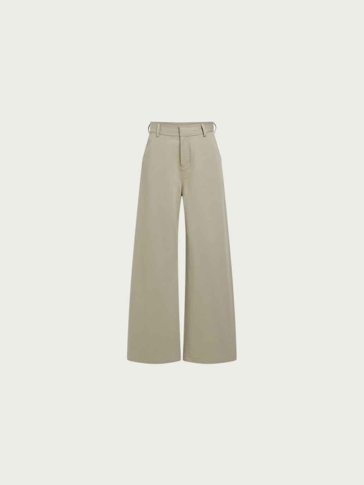Light Grey Dog-Walk Utility Pants