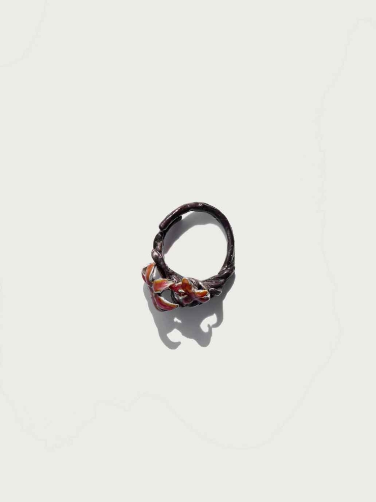 Little Red Flower Ring