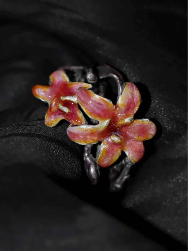 Little Red Flower Ring