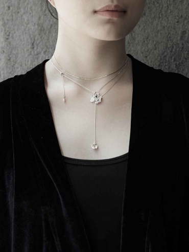 Double Rose Necklace