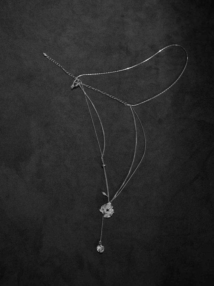 Double Rose Necklace