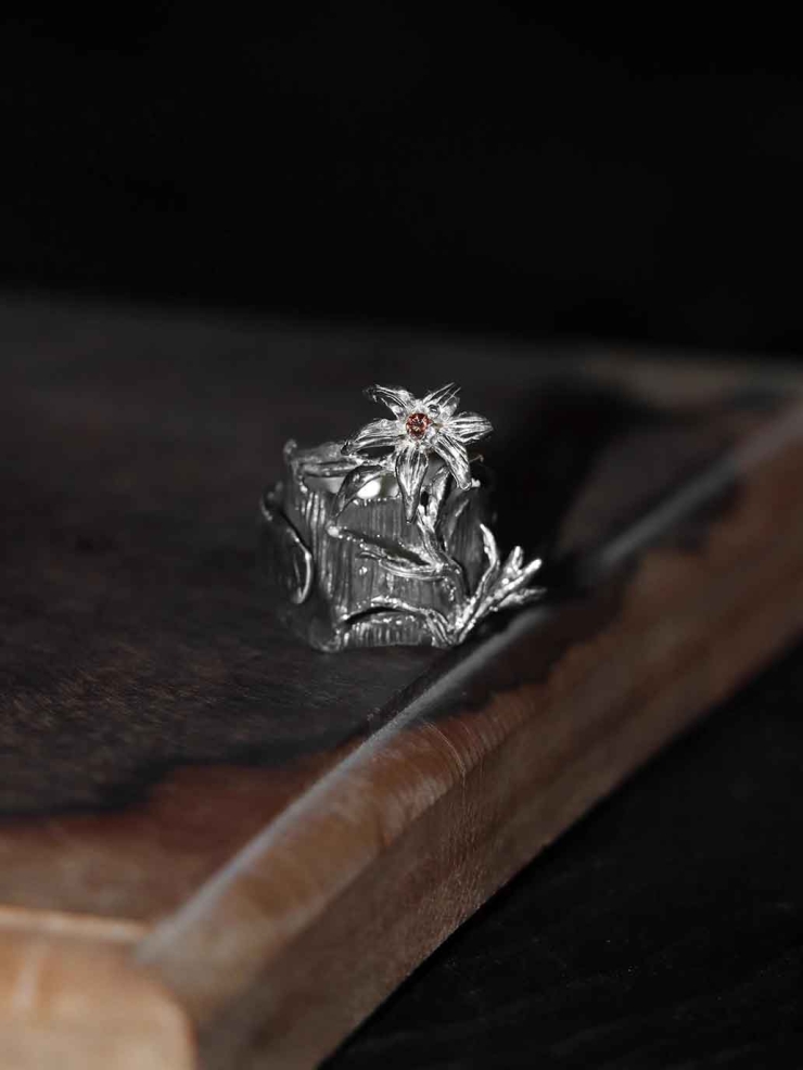 Dark Bloom Ring-Small