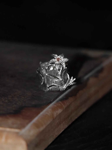 Dark Bloom Ring-Small