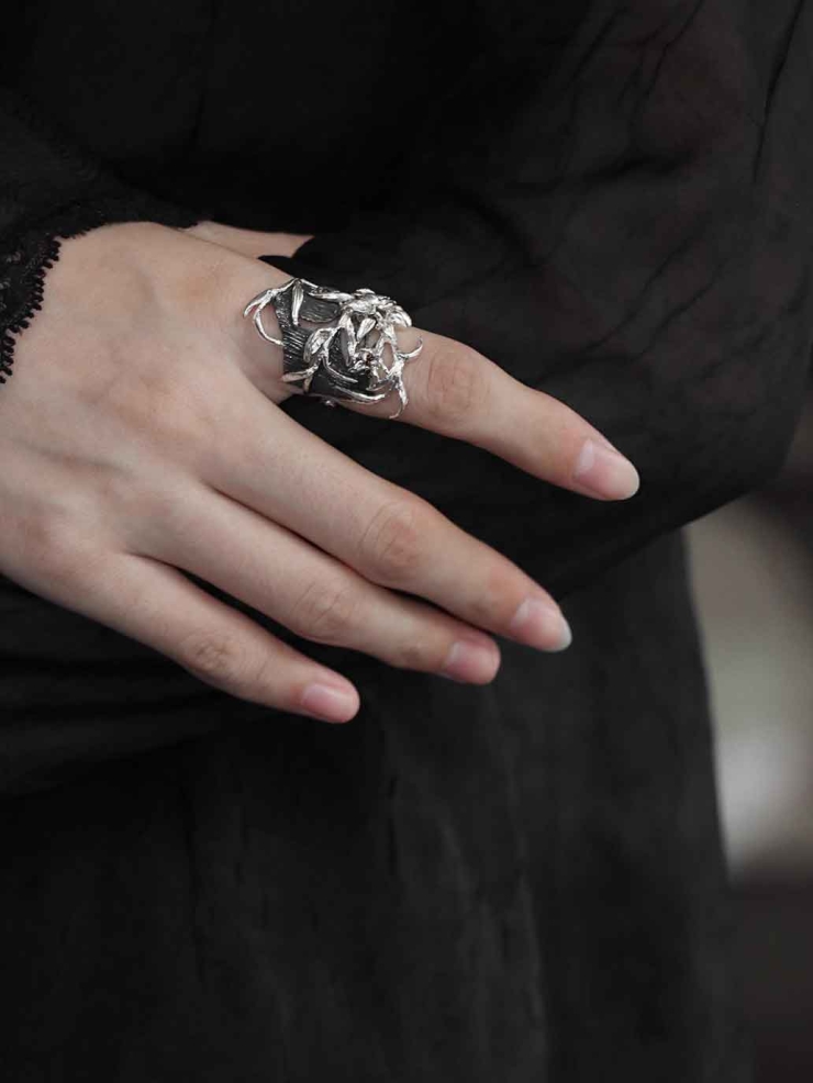 Dark Bloom Ring-Small