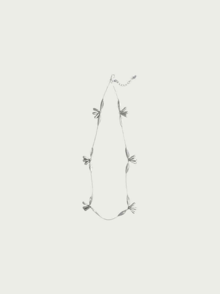 Silver Sprout Necklace