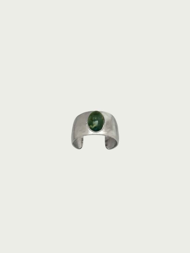 Silver Raw 70s Cuff