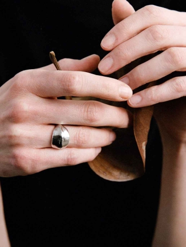 Silver Vein Ring