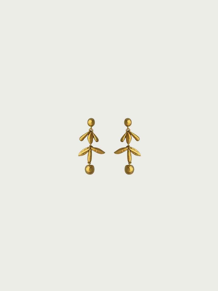 Gold Blossom Earrings