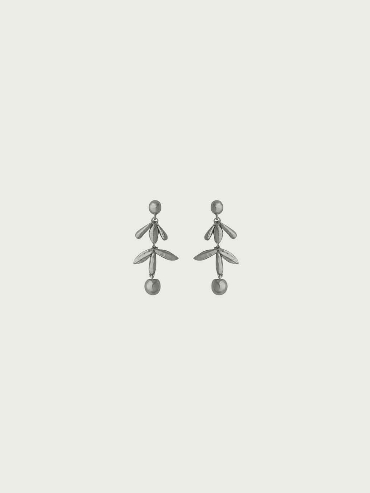 Silver Blossom Earrings