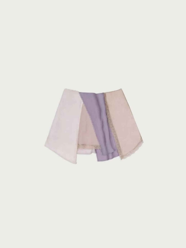 Pink Lace Mini Skirt