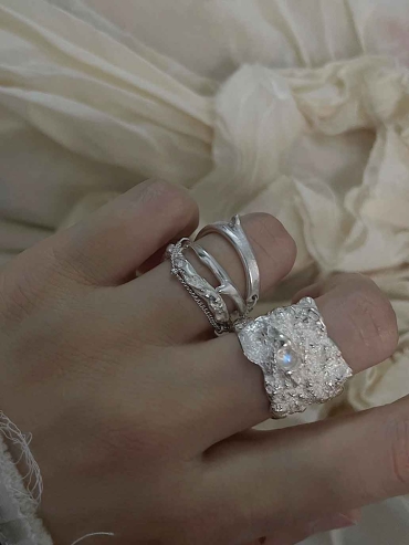Silver Thorn Chain Ring