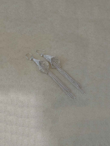 Silver Calla Lily Stud Earrings