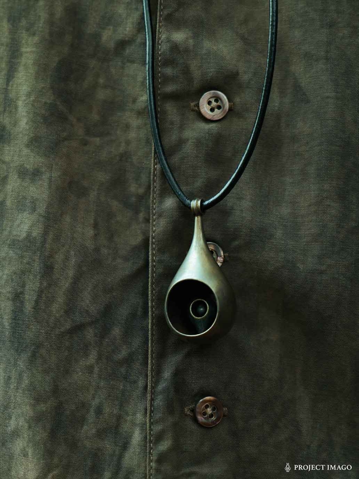 Silver Droplet Nesting Necklace