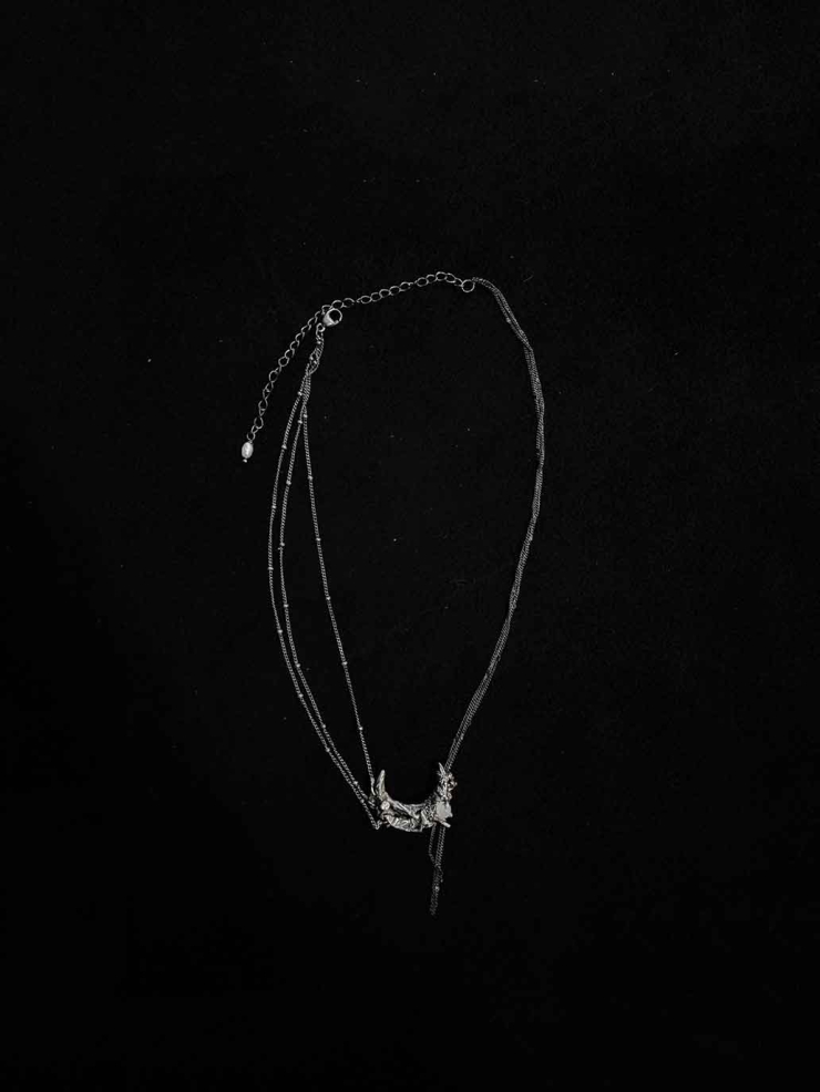 Black Moon Necklace