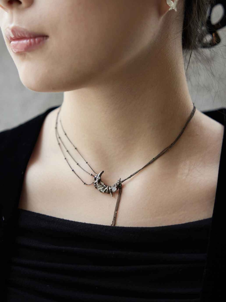 Black Moon Necklace