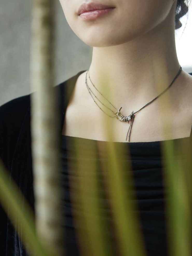 Black Moon Necklace