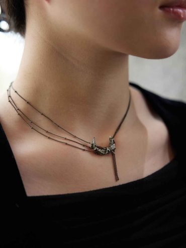 Black Moon Necklace