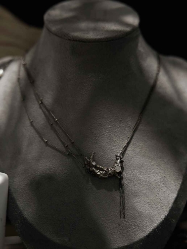 Black Moon Necklace