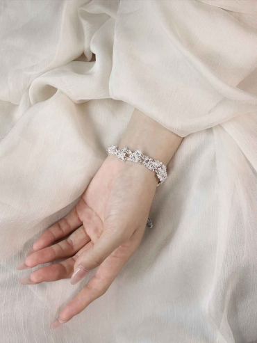 Silver Spring Blossom Bracelet