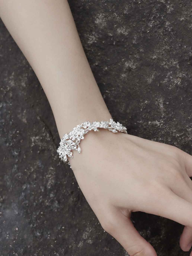 Silver Spring Blossom Bracelet