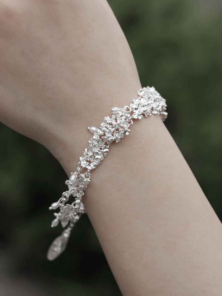 Silver Spring Blossom Bracelet