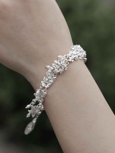 Silver Spring Blossom Bracelet
