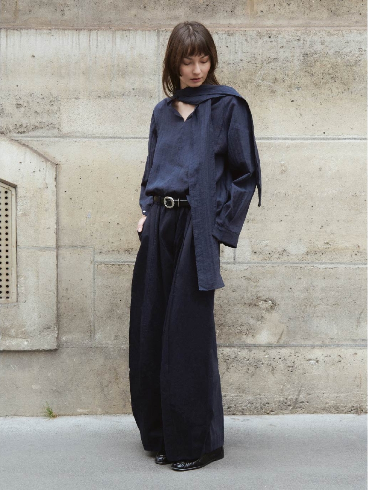 Navy Ballon Pants