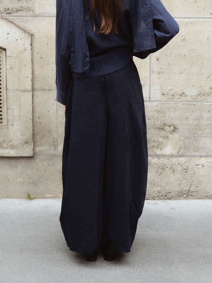 Navy Ballon Pants