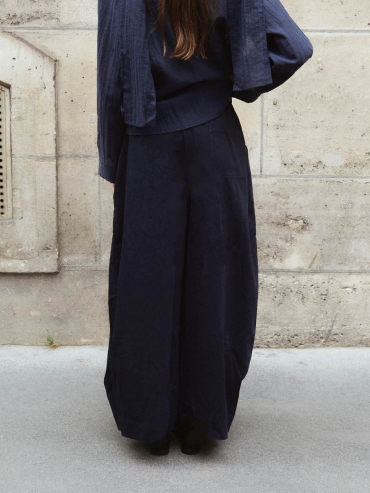 Navy Ballon Pants