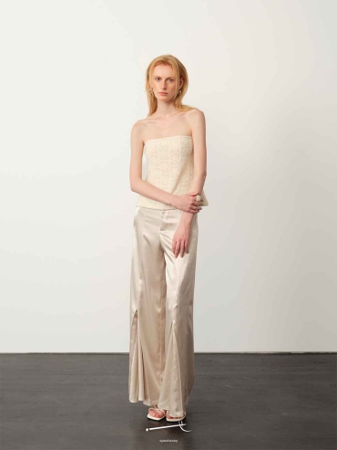 White Snowflake Knit Top