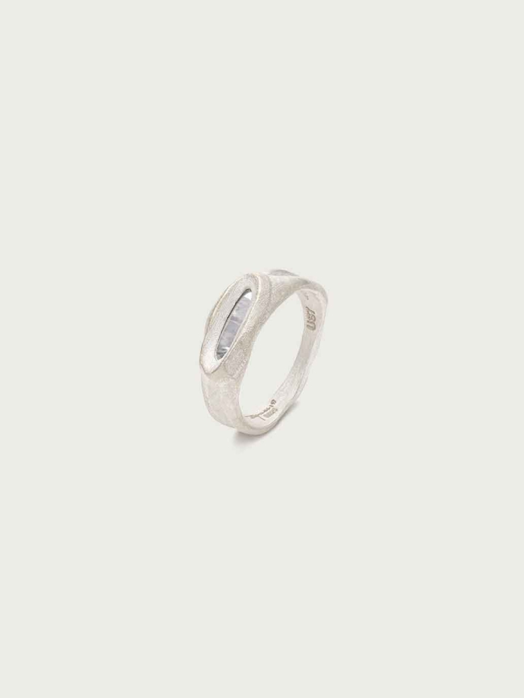 Silver Mirror Slim Ring