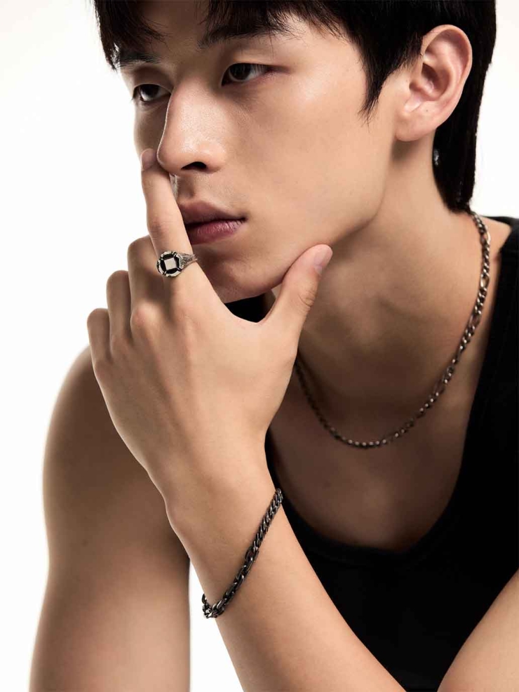 Fragmented Cuban Link Bracelet