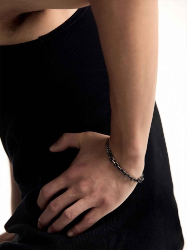 Fragmented Cuban Link Bracelet