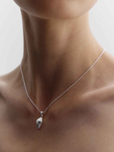 Silver Small Serpent Head Pendant