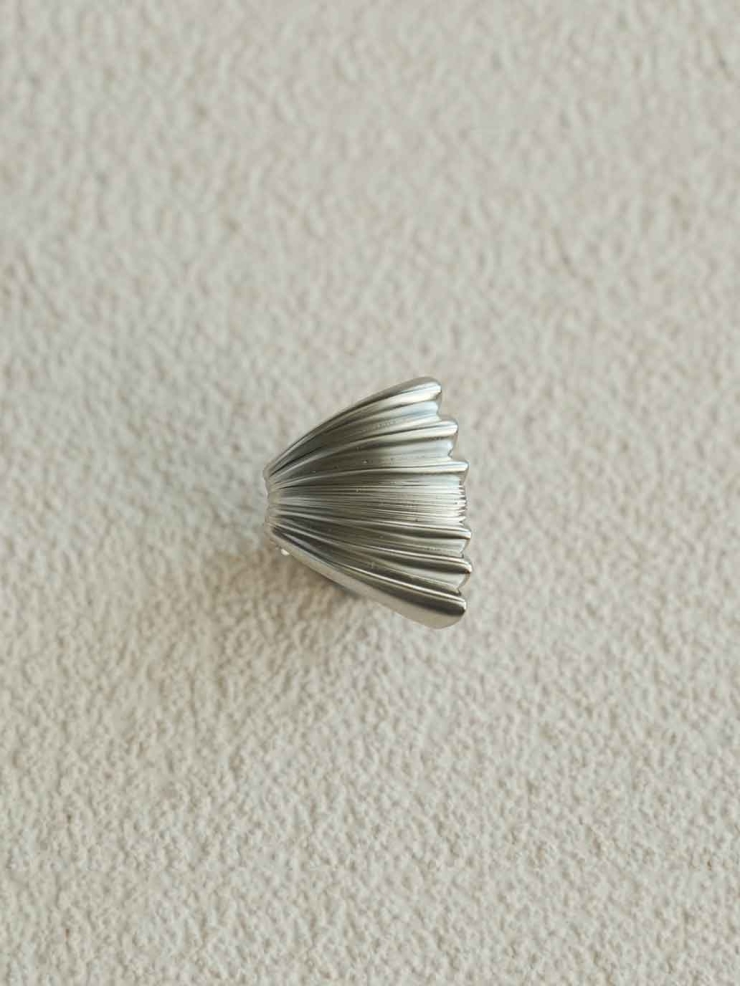 Silver Palm Leaf Ring