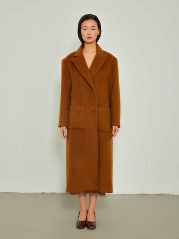 Alpaga Camel Long Coat