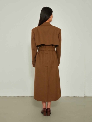 Cafe Set Trench Coat