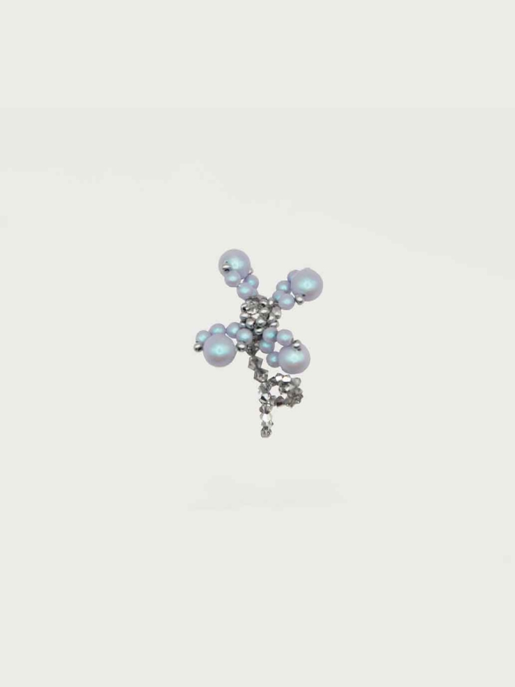 Vanta Blue Minimus Earring - single