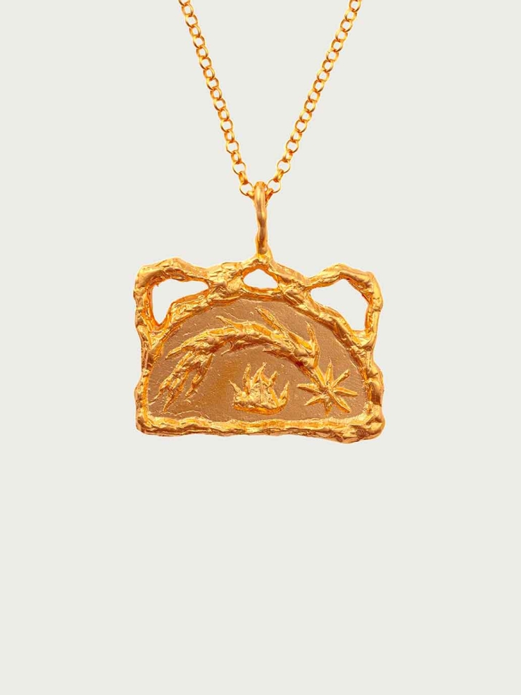 Gold Génie du L’âtre Necklace