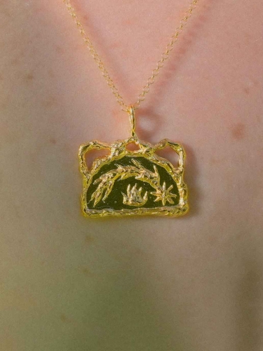 Gold Génie du L’âtre Necklace