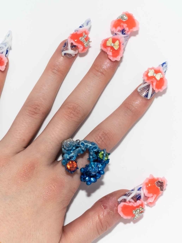 Blue Under the Sea Ring