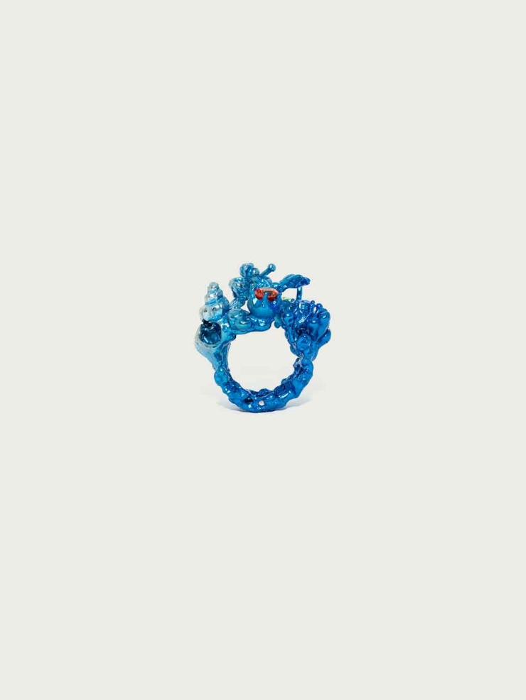 Blue Under the Sea Ring